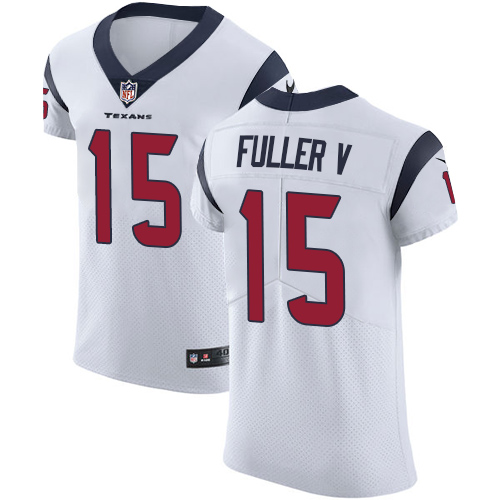 Nike Texans #15 Will Fuller V White Men's Stitched NFL Vapor Untouchable Elite Jersey - Click Image to Close